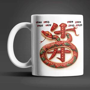 Schlange Chinesisches Jahres Sternzeichen Kaffeetasse Teetasse Geschenkidee