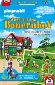 Schmidt 40593 - Playmobil  - Suchspiel »Wirbel auf dem Bauernhof«