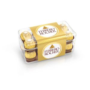 Ferrero Rocher 16 Stück in der Packung Nuss Pralinen Spezialität 200g