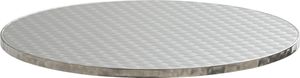 Runde Tischplatte aus Edelstahl 60 cm - Oviala Brixton Runde Tischplatte aus Edelstahl 60 cm - Oviala Brixton