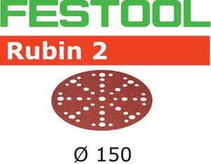 Festool 50x Rubin Schleifscheiben STF D150/48 P80 RU2/50 - 575188