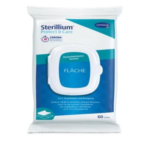Sterillium Protect & Care Fläche Desinfekt.tücher 60 St