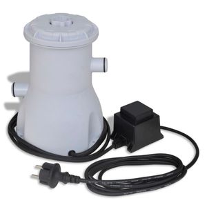 vidaXL Filterpumpe Poolfilter Filter Pumpe Pool 530 gal / h