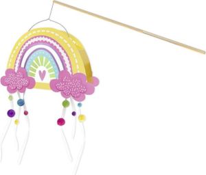Ursus 18810099F - Laternen Bastelset, Cute Rainbow, ca. 21,8 x 31 x 10,3 cm, Mittel