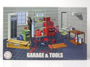 Werkstattgebäude und Werkzeug für 1:24 Modelle Kunststoffbausatz 1:24 Fujimi Werkstattgebäude und Werkzeug für 1:24 Modelle Kunststoffbausatz 1:24 Fujimi