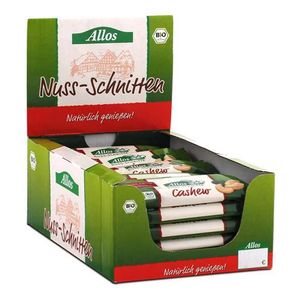 Allos Nuss-Riegel Cashew -- 30g x 25  - 25er Pack VPE
