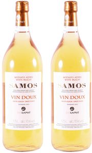 Samos Wein Vin Doux 2x 1,5l Likörwein weiß  P.D.O. | 15% Vol. | Aus Girechenland