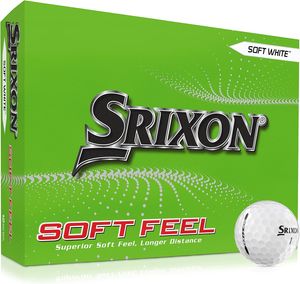 Srixon Soft Feel Golf Balls Soft White Golfball