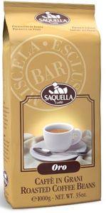 Caffe ORO BAR 100% Arabica 1Kg Bohnen | Saquella