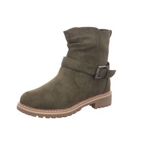 Alyssa Damen Stiefelette A705 Khaki
