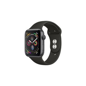 Apple Watch Silikon Sport Ersatz Armband - Schwarz, 42/44/45mm M/L
