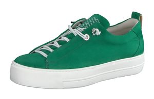 Paul Green Sneaker - Grün Nubuk Größe: 37.5 Normal