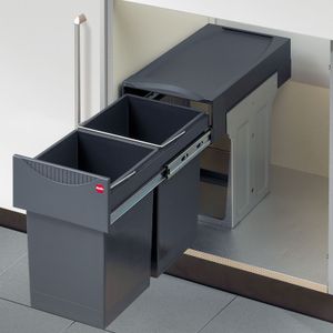 Hailo Einbau Abfallsammler Tandem 2x15l Mülleimer Abfalleimer Mülltrennung Hailo Einbau Abfallsammler Tandem 2x15l Mülleimer Abfalleimer Mülltrennung