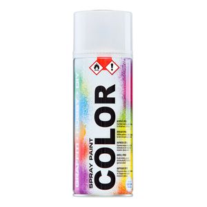 Sprühlack weiß, matt - Sprühfarbe Spraydose Acryllack DIY Lack Spray 400ml RAL 9016 : RAL 9016 Matt Verkehrsweiß