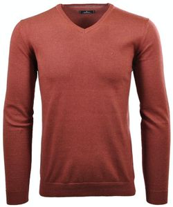 Ragman V-Ausschnitt Pullover uni, V-Neck