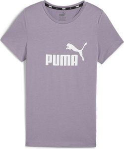 Puma Ess Logo Kurzarm-t-shirt Lila 9-10 Years Mädchen Lila 9-10 Years