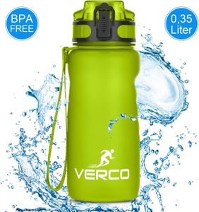 350 ml prémiová láhev na pití Sportovní láhev na vodu se sítkem bez BPA, zelená
