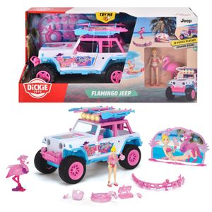 DICKIE Playlife Jeep Pink Drivez Flamingo 22 cm Auto