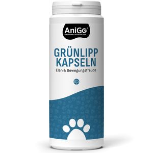 AniGo Grünlippmuschel Kapseln für Hunde 300 Stück – Grünlippmuschelextrakt für Hunde, nach behandelter Arthrose Arthritis I Gelenktabletten mit Grünlippmuschelpulver