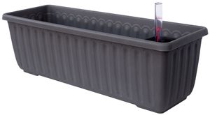 Donica samonawadniająca Plastia Siesta LUX - antracyt 40 cm Donica samonawadniająca Plastia Siesta LUX - antracyt 40 cm