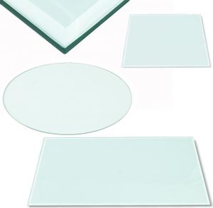 (42,95€/Stück) Rapid Teck® Glastischplatte 800 x 800 mm
