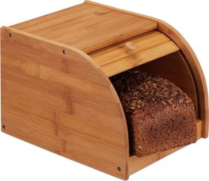 relaxdays Brotkasten braun