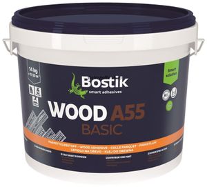 Bostik Wood A55 Basic 14kg Eimer Holz Masiv Mosaik Parkett Bodenklebstoff Kleber