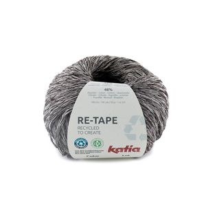 RE-TAPE von Katia - Braun (200) - 50 g / ca. 100 m Wolle