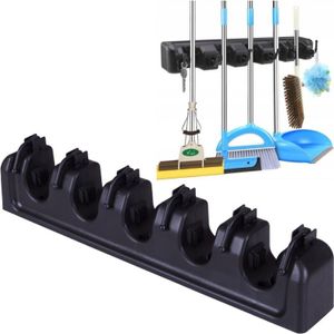 Werkzeughalter Besenstiel Mop-Rechen Schwarz Werkzeughalter Besenstiel Mop-Rechen Schwarz
