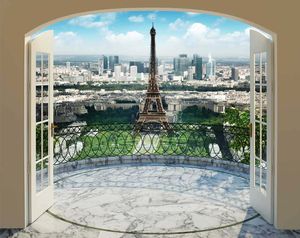 Fototapete Paris Eiffelturm Panorama