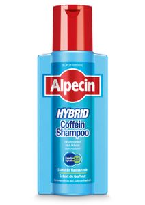 Alpecin Hybrid-Coffein-Shampoo, 250ml - Haarshampoo für Männer bei trockener, juckender Kopfhaut und Schuppen