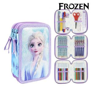 Školní penál Elsa Frozen se 3 zipy 2