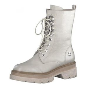 Marco Tozzi Schnürstiefel Weiß