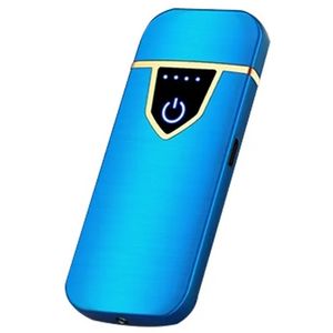Elektrický zapaľovač s USB nabíjaním Unique-Modrá KP25717