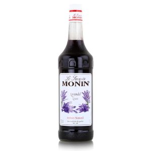 Monin Sirup Lavendel 1L - Cocktails Milchshakes Kaffeesirup (1er Pack)