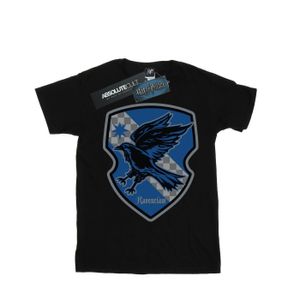 Harry Potter - "Ravenclaw Crest Flat" T-Shirt für Damen BI27018 (XL) (Schwarz)