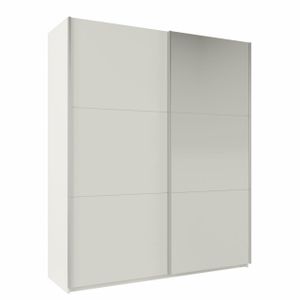 Schiebeschrank RODOS 200 cm , Kleiderschrank , (WEISS)