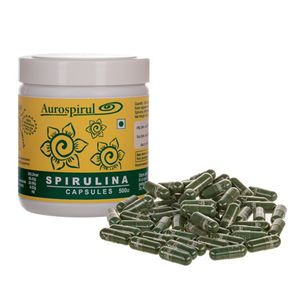 Nahrungsergänzungsmittel Aurospirul Spirulina (500 Kapseln) 7848