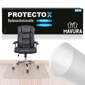 PROTECTOX Bodenschutzmatte Bürostuhlunterlage Bodenmatte Schutzmatte Transparent
