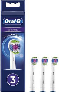 Oral-B, White CleanMaximizer, Szczoteczka + 3 wymienne wkłady (PRODUKT Z NIEMIEC)