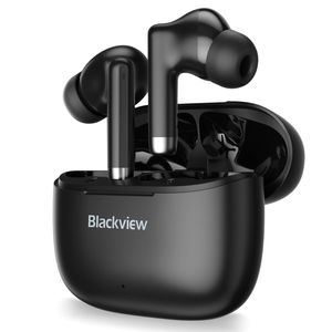 Blackview AirBuds 4 Bluetooth 5.3 In Ear Kopfhörer, kabellos Kopfhörer Sport Kopfhörer, Touch Control, Noise Cancelling, IPX7 Wasserdicht, schwarz