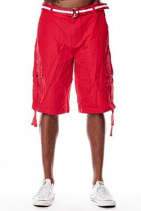 Pánské kraťasy Southpole Cargo Shorts Deep Red 9001-3341 - 36