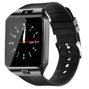 Smart Watch 45mm Smartwatch DZ-09 Armbanduhr mit SIM Touchscreen Sport Band Fitness Armband Black Watch Geschenk Call Android iOS Herren Damen Schwarz Retoo