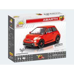 Cobi modellbausatz Fiat Abarth 595 junior 1:35 rot 71 tlg