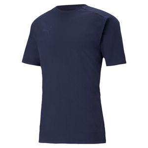 PUMA teamCUP Casual T-Shirt peacoat/puma new navy S