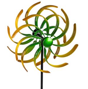 formano Buntes Windrad für den Garten aus Metall Dekoratives Windspiel Gartendeko