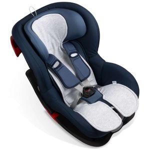 JUKKI Anti-Schwitz Einlage für Kinderautositz atmungsaktiv Babyschale Einsatz - Grey Melange