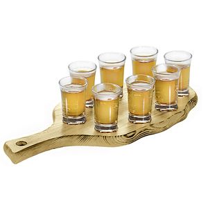 Kesper Schnapsglasträger mit 8 Gläsern