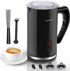 Aigostar Milchaufschäumer Elektrisch 500W 240ml, Milchschäumer für heißer & kalter Milchschaum mit 3 Modi Milch Frother für Cappuccino, Latte, Mokka, Macchiato, heiße Schokolade, Geräuschloser Betrieb Aigostar Milchaufschäumer Elektrisch 500W 240ml, Milchschäumer für heißer & kalter Milchschaum mit 3 Modi Milch Frother für Cappuccino, Latte, Mokka, Macchiato, heiße Schokolade, Geräuschloser Betrieb