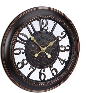 relaxdays 10022002_93 relaxdays Wanduhr Barock braun 56,0 cm Kunststoff